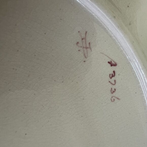 Doulton Burslem "Spanish Ware" Cabinet Plate Floral Pattern - Picture 6 of 7